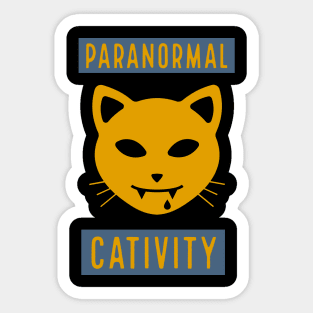 Paranormal Cativity Sticker